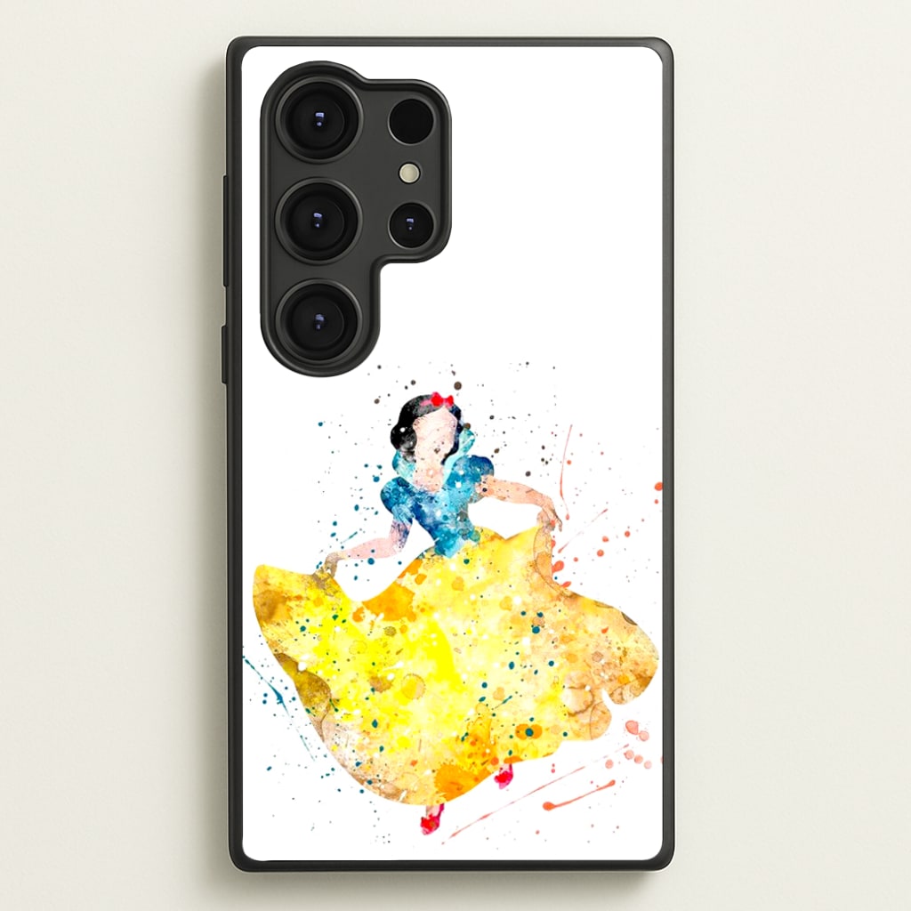 Watercolour Snow White Fairytale - Disney Phone Case for Galaxy S25 Ultra
