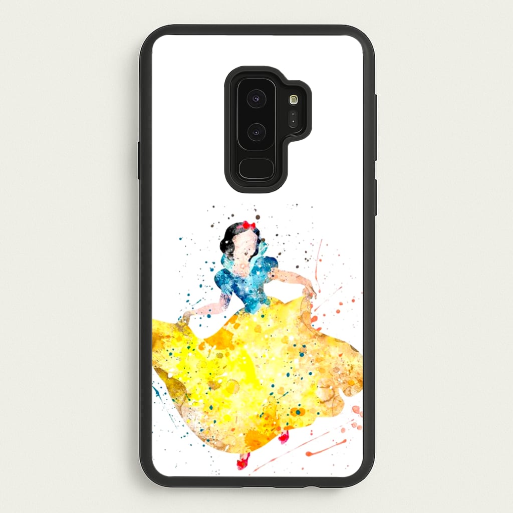 Watercolour Snow White Fairytale - Disney Phone Case for Galaxy S9 Plus