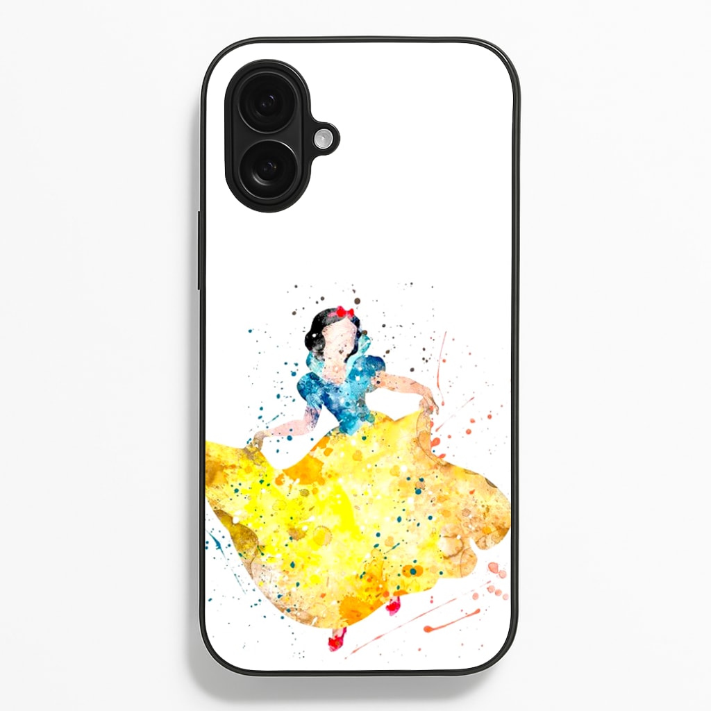 Watercolour Snow White Fairytale - Disney Phone Case for iPhone 16 Plus