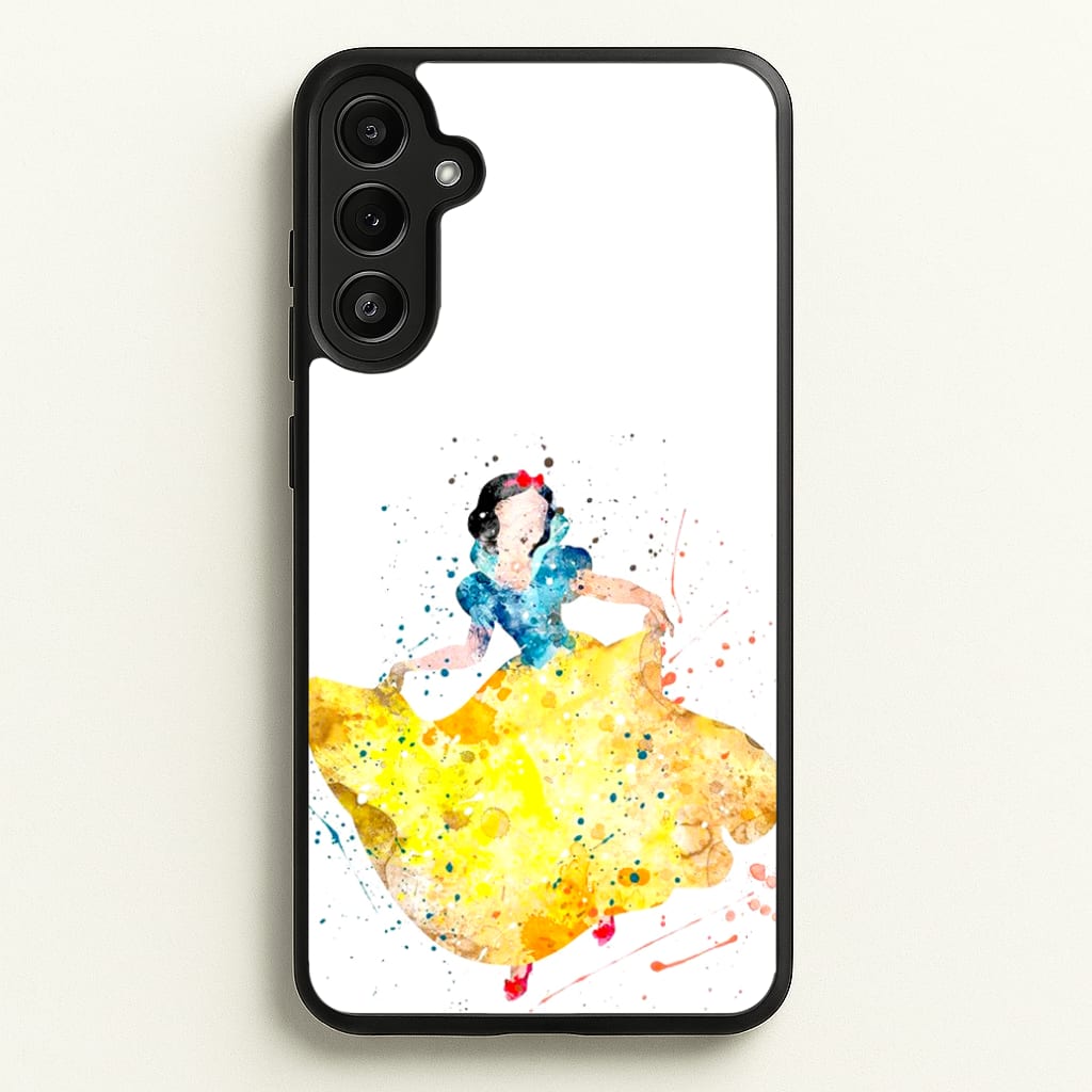 Watercolour Snow White Fairytale - Disney Phone Case for Galaxy A34