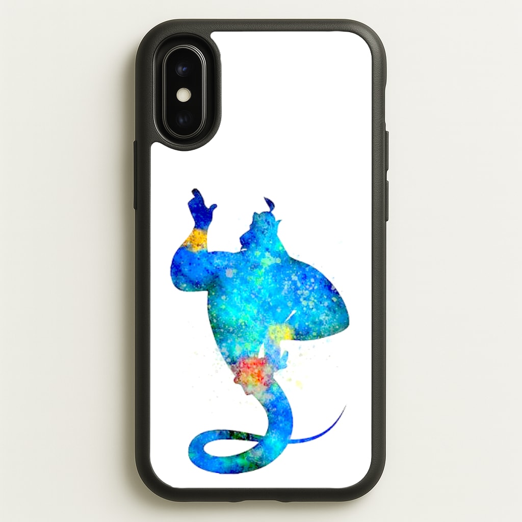Watercolour Aladdin Fairytale - Disney Phone Case for iPhone X / XS