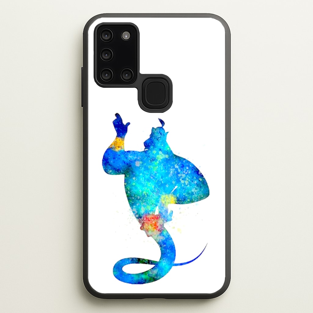 Watercolour Aladdin Fairytale - Disney Phone Case for Galaxy A21s