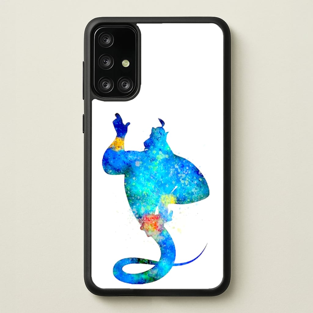 Watercolour Aladdin Fairytale - Disney Phone Case for Galaxy A71