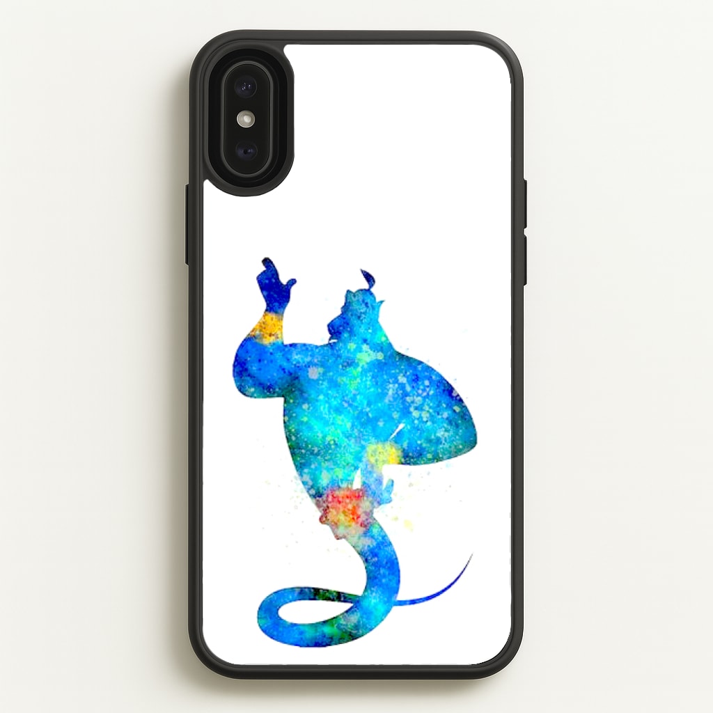 Watercolour Aladdin Fairytale - Disney Phone Case for iPhone XS Max