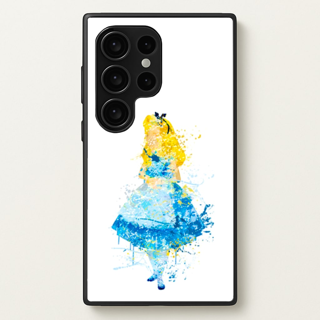 Watercolour Alice in Wonderland Fairytale - Disney Phone Case for Galaxy S24 Ultra