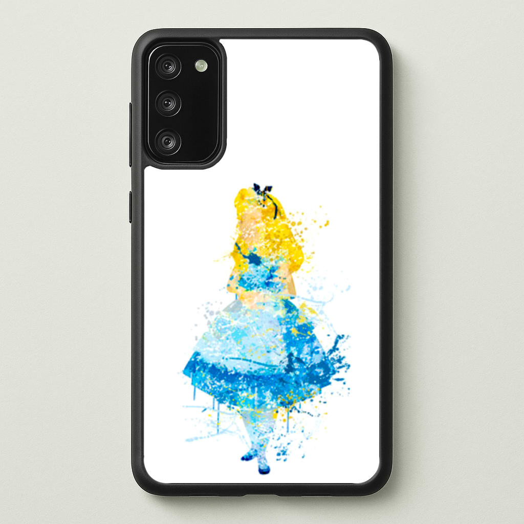 Watercolour Alice in Wonderland Fairytale - Disney Phone Case for Galaxy S20