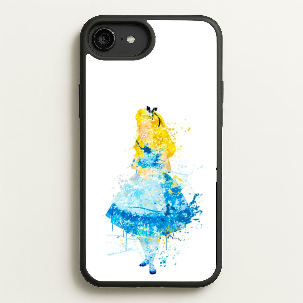 Watercolour Alice in Wonderland Fairytale - Disney Phone Case for iPhone 6 Plus / 7 Plus / 8 Plus