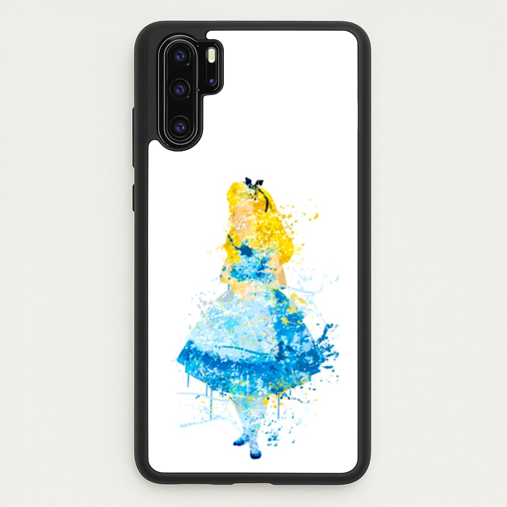 Watercolour Alice in Wonderland Fairytale - Disney Phone Case for Huawei P30 Pro