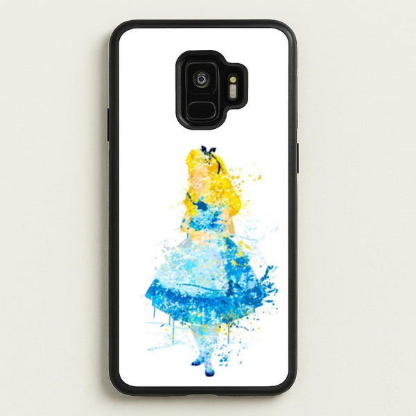 Watercolour Alice in Wonderland Fairytale - Disney Phone Case for Galaxy S9