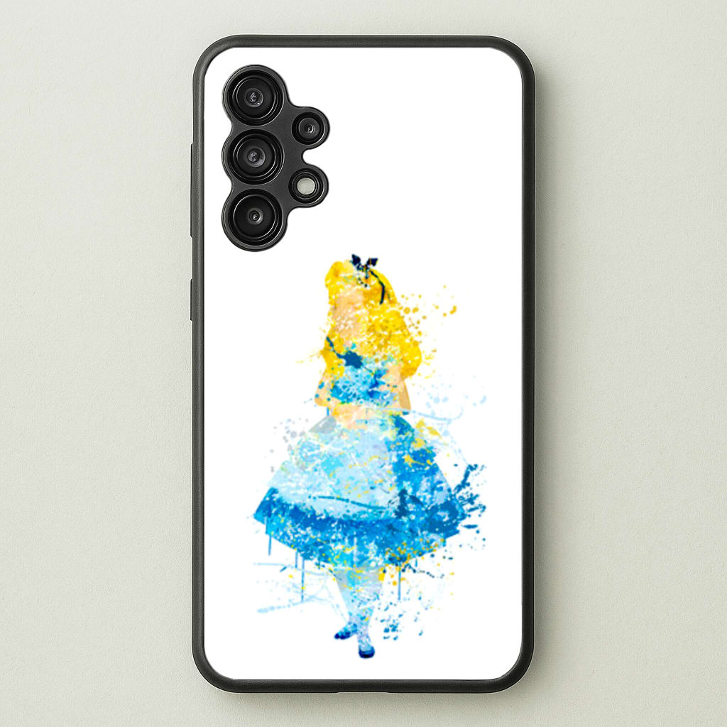 Watercolour Alice in Wonderland Fairytale - Disney Phone Case for Galaxy A13