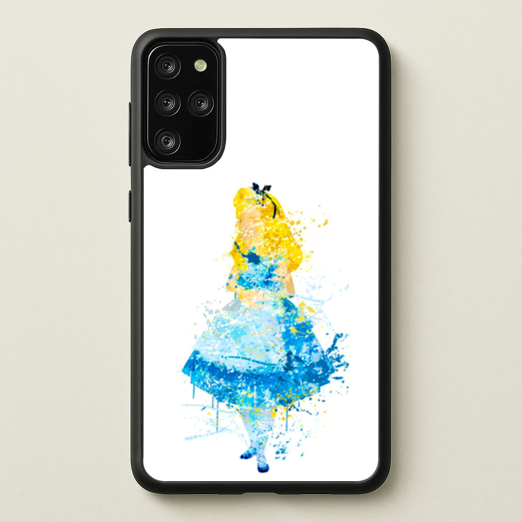 Watercolour Alice in Wonderland Fairytale - Disney Phone Case for Galaxy S20 Plus