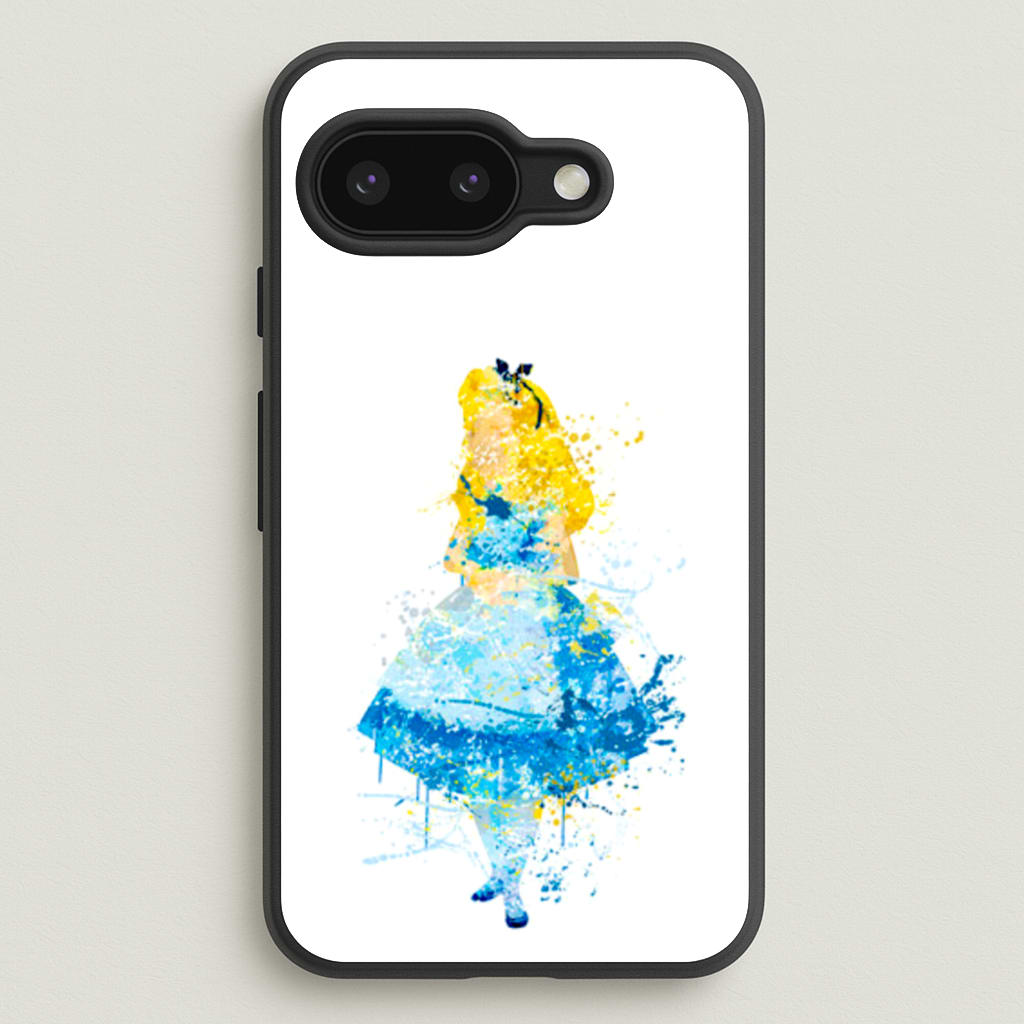 Watercolour Alice in Wonderland Fairytale - Disney Phone Case for Google Pixel 9a