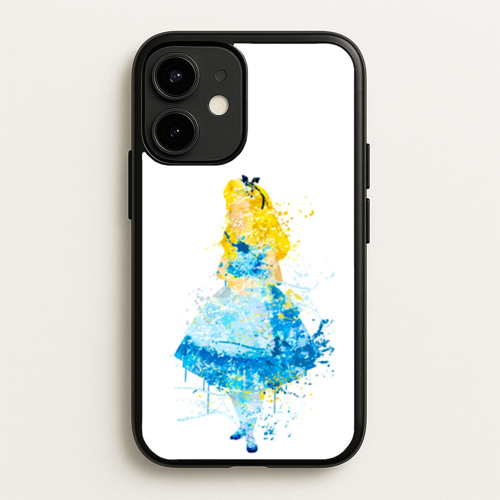 Watercolour Alice in Wonderland Fairytale - Disney Phone Case for iPhone 12 Mini