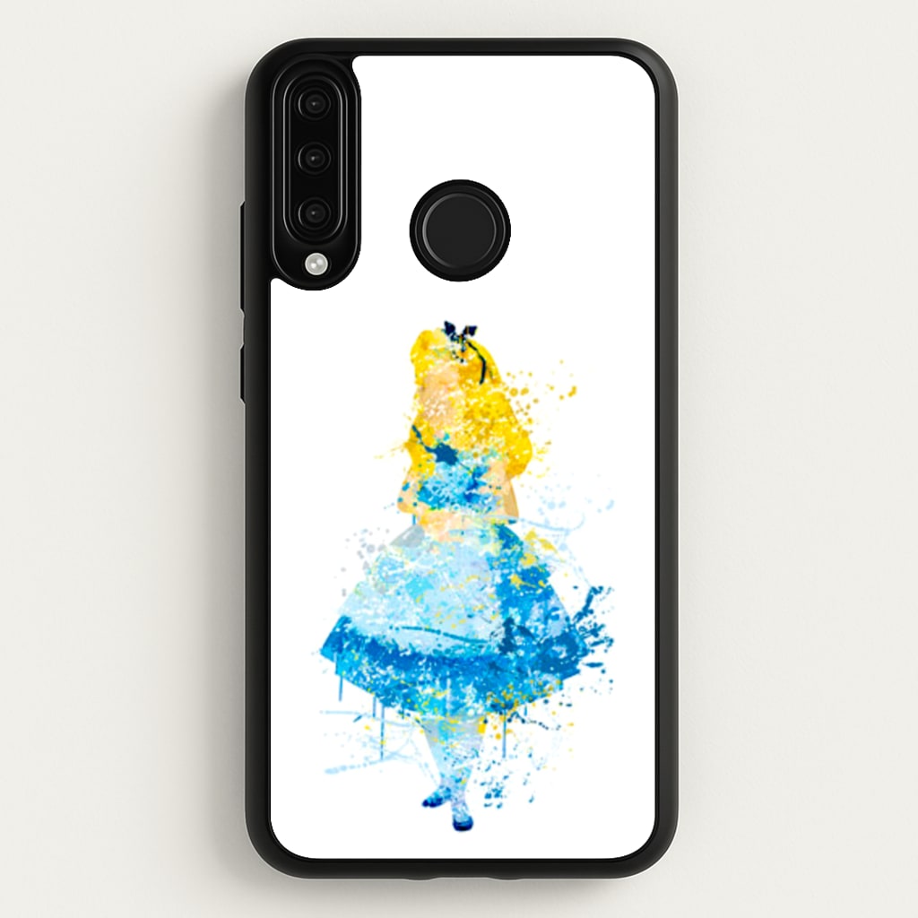 Watercolour Alice in Wonderland Fairytale - Disney Phone Case for Huawei P30 Lite