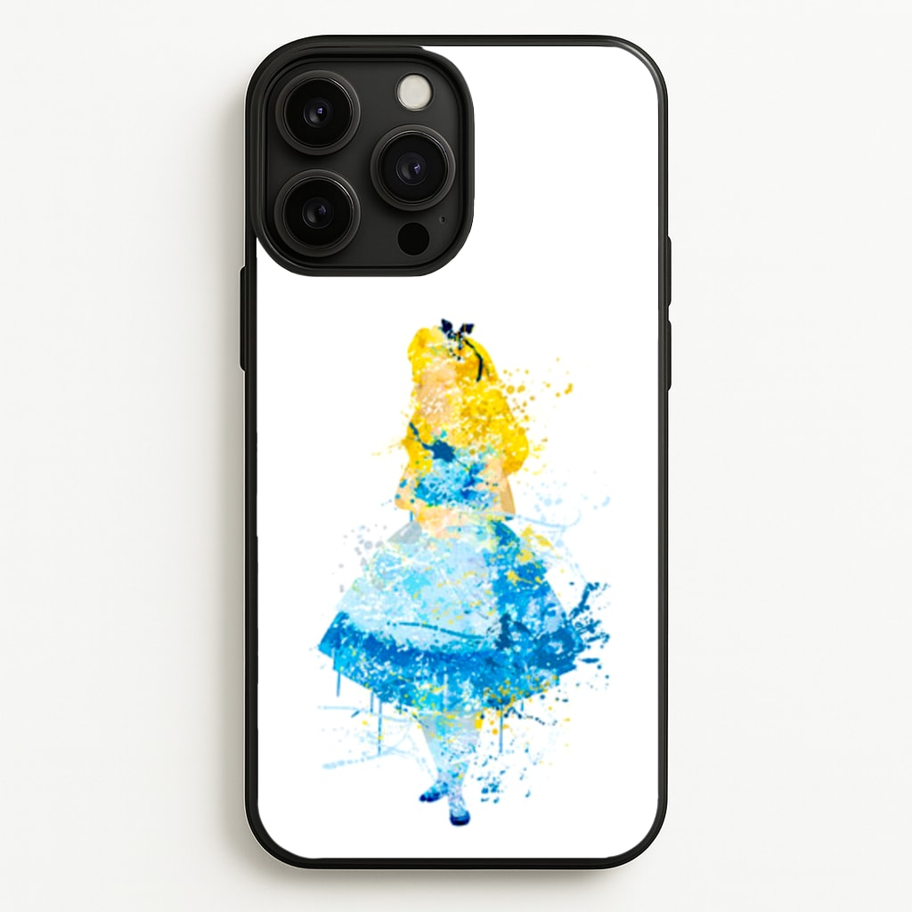 Watercolour Alice in Wonderland Fairytale - Disney Phone Case for iPhone 13 Pro Max
