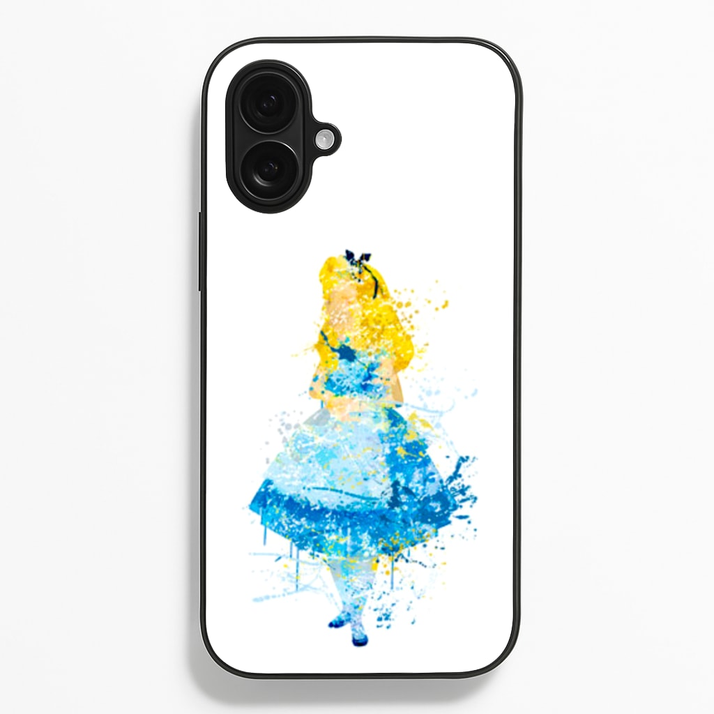 Watercolour Alice in Wonderland Fairytale - Disney Phone Case for iPhone 16 Plus