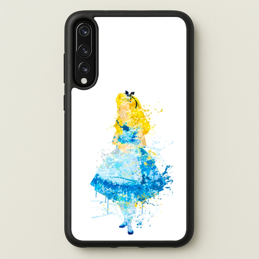Watercolour Alice in Wonderland Fairytale - Disney Phone Case for Huawei P20 Pro