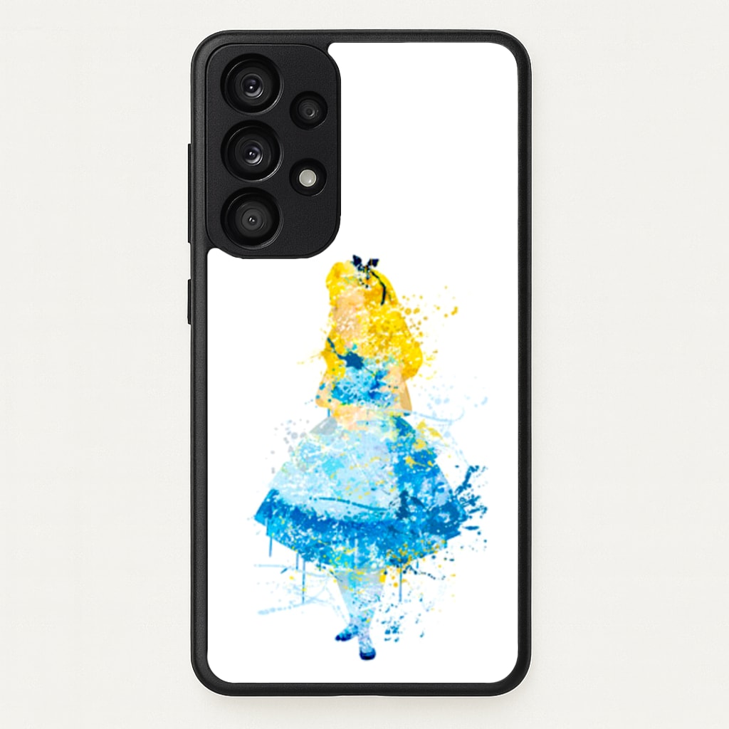 Watercolour Alice in Wonderland Fairytale - Disney Phone Case for Galaxy A33