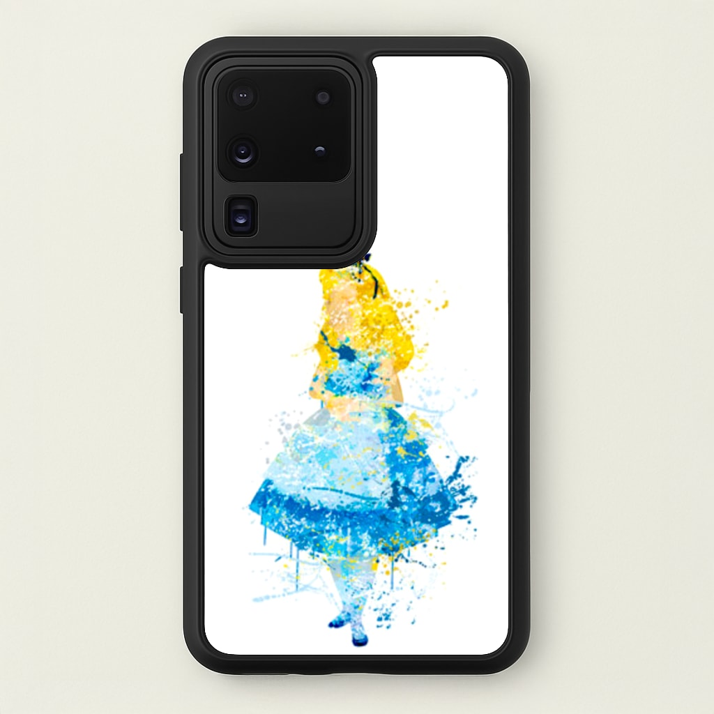 Watercolour Alice in Wonderland Fairytale - Disney Phone Case for Galaxy S20 Ultra