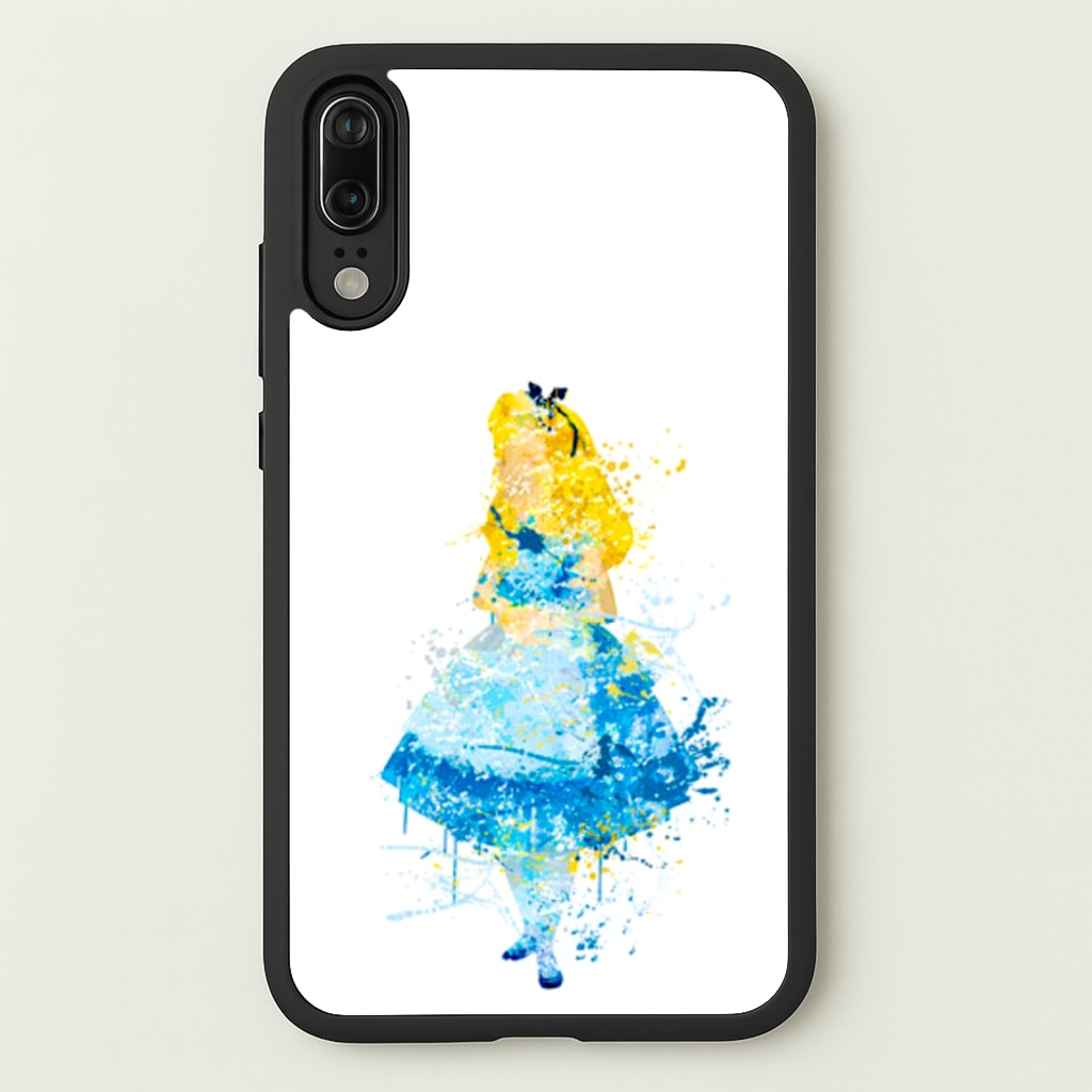 Watercolour Alice in Wonderland Fairytale - Disney Phone Case for Huawei P20
