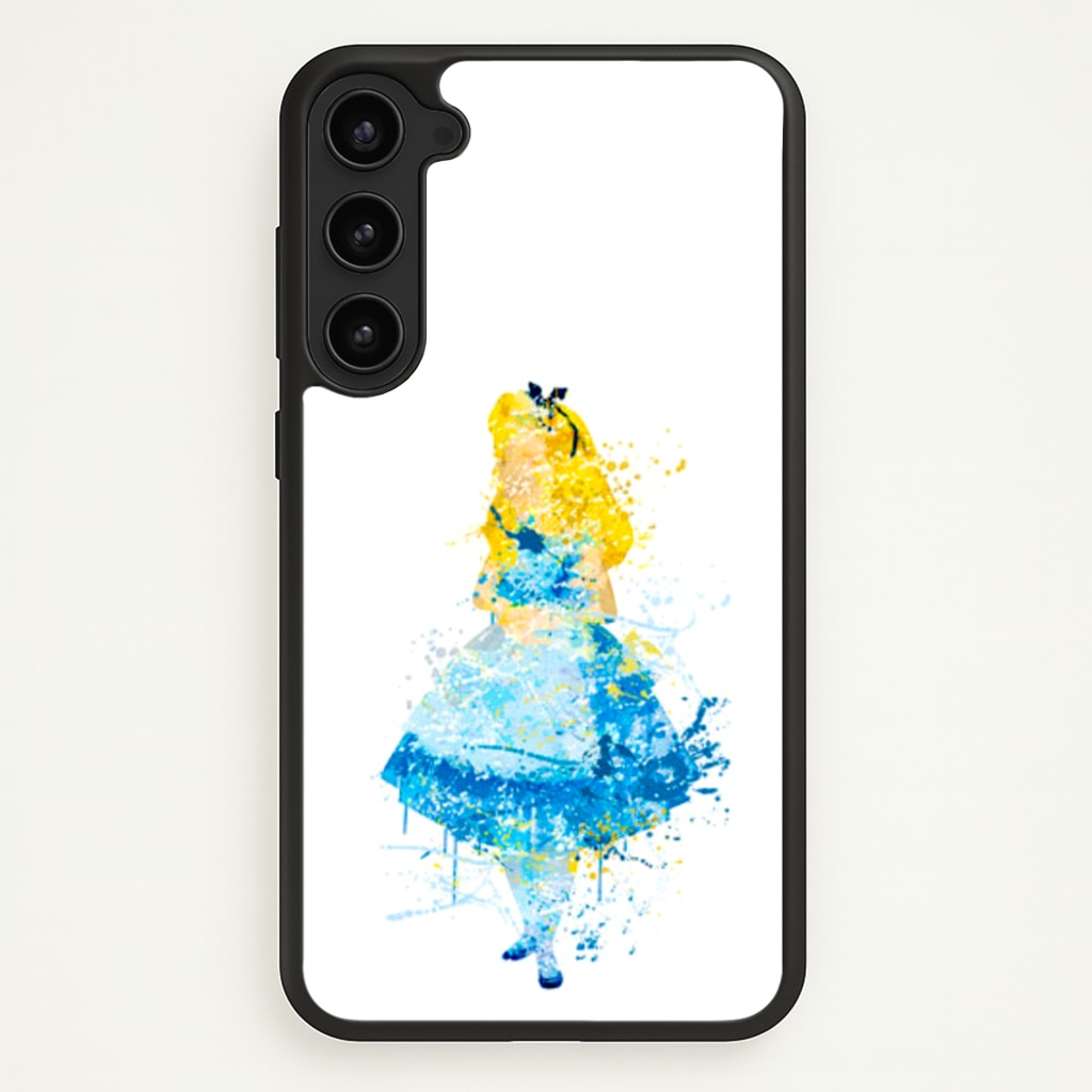 Watercolour Alice in Wonderland Fairytale - Disney Phone Case for Galaxy S23