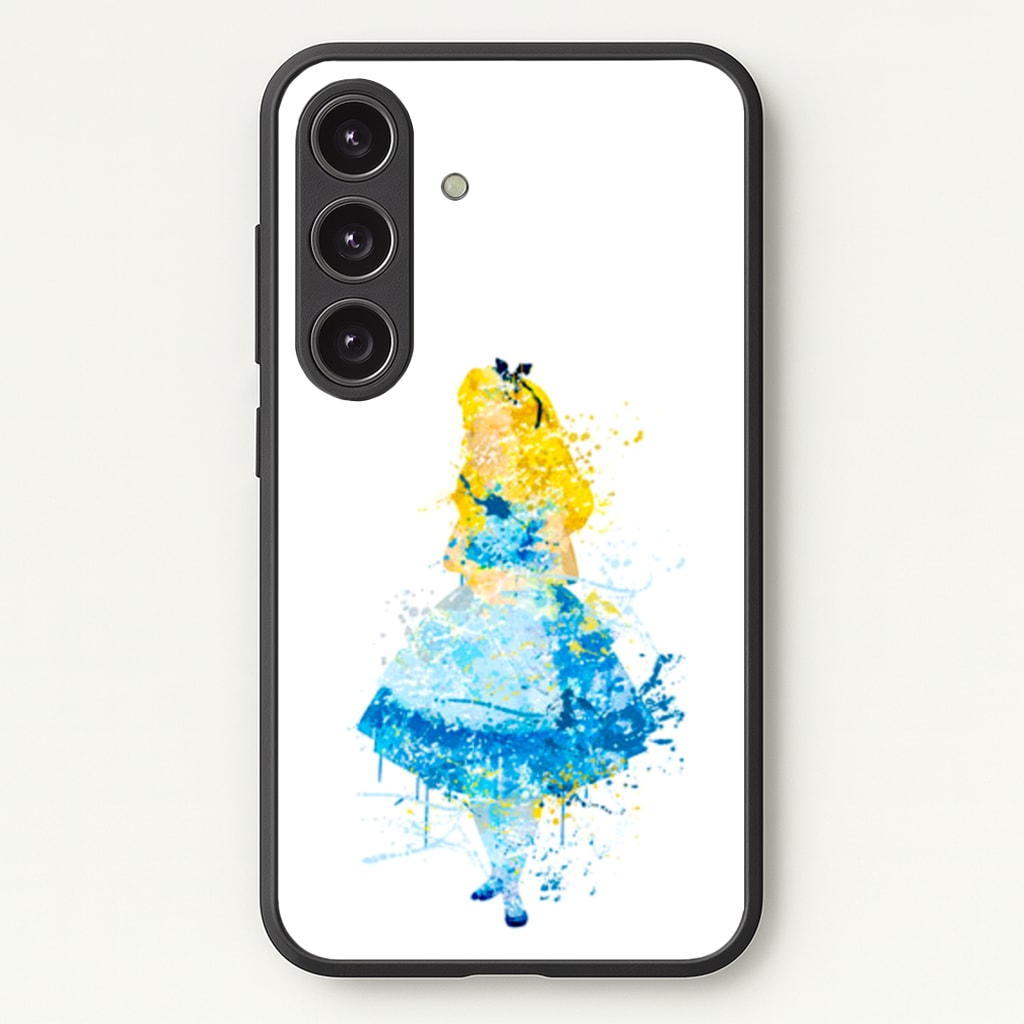 Watercolour Alice in Wonderland Fairytale - Disney Phone Case for Galaxy S25 Plus