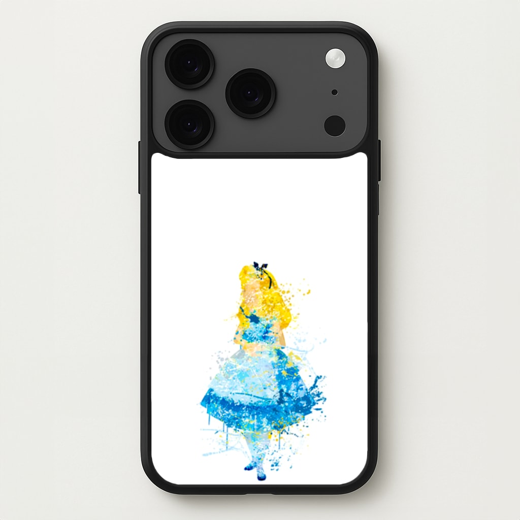 Watercolour Alice in Wonderland Fairytale Phone Case for iPhone 17 Pro