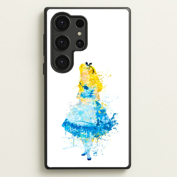 Watercolour Alice in Wonderland Fairytale - Disney Phone Case for Galaxy S25 Ultra