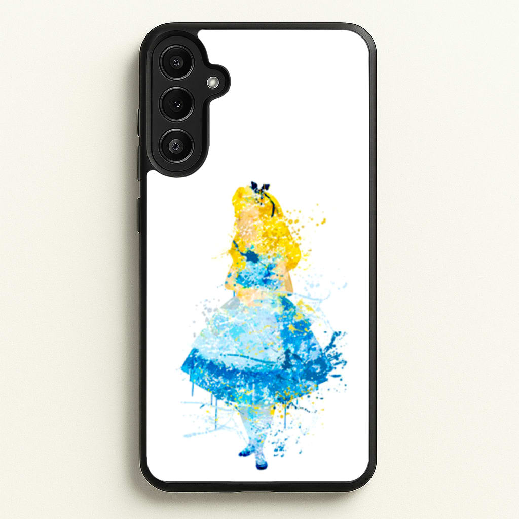 Watercolour Alice in Wonderland Fairytale - Disney Phone Case for Galaxy A34