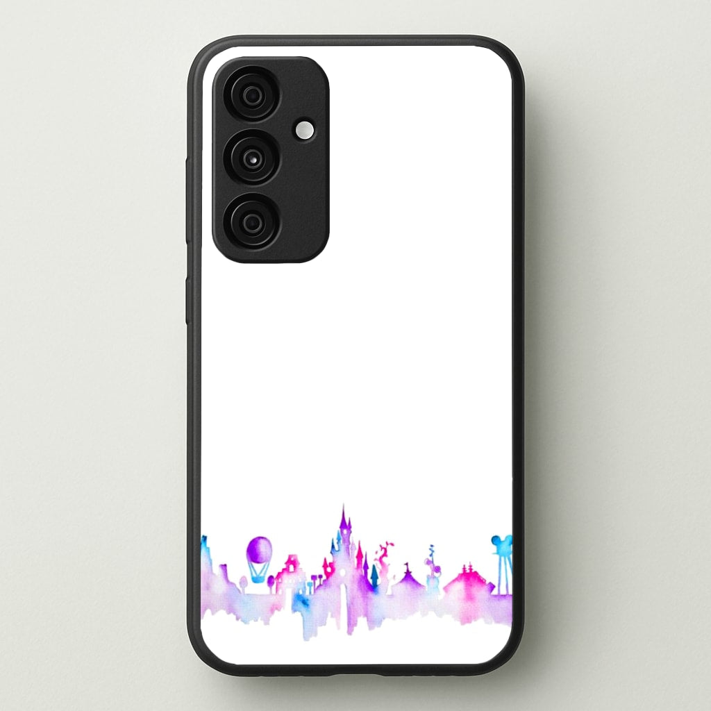 Watercolour Fairytaleland Paris - Disney Phone Case for Galaxy A15