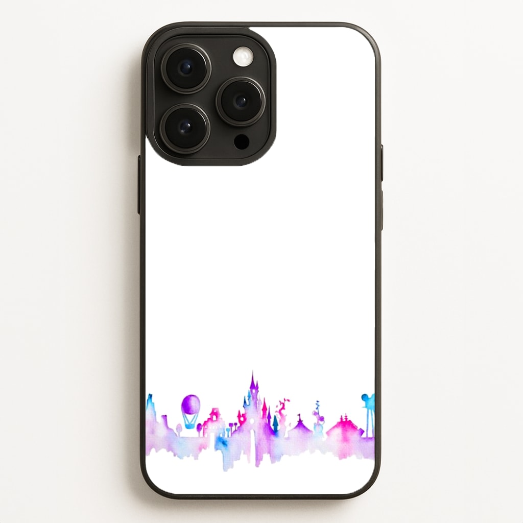 Watercolour Fairytaleland Paris - Disney Phone Case for iPhone 12 Pro Max