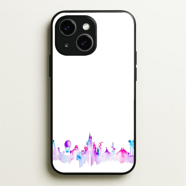 Watercolour Fairytaleland Paris - Disney Phone Case for iPhone 14 Plus