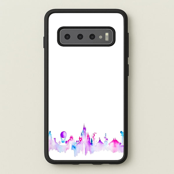 Watercolour Fairytaleland Paris - Disney Phone Case for Galaxy S10