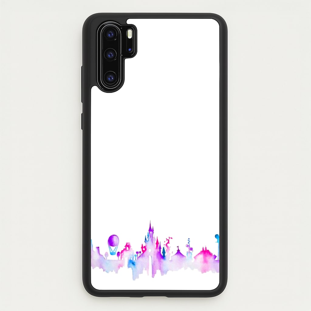Watercolour Fairytaleland Paris - Disney Phone Case for Huawei P30 Pro