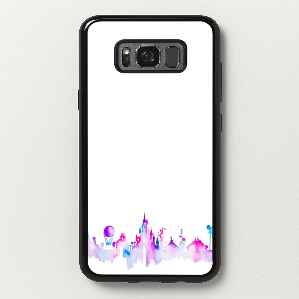 Watercolour Fairytaleland Paris - Disney Phone Case for Galaxy S8 Plus