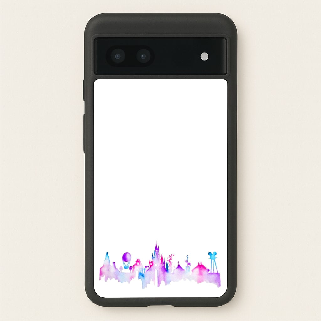 Watercolour Fairytaleland Paris - Disney Phone Case for Google Pixel 7a