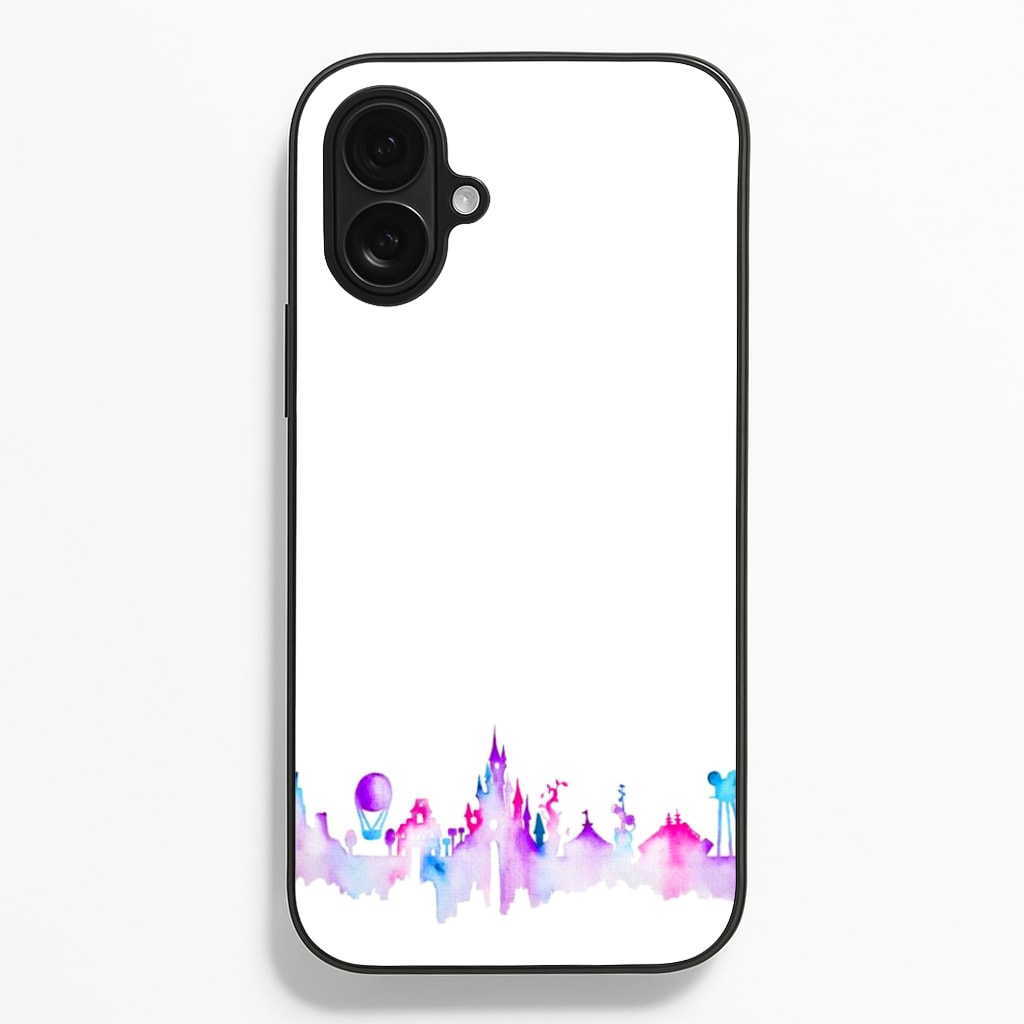 Watercolour Fairytaleland Paris - Disney Phone Case for iPhone 16 Plus