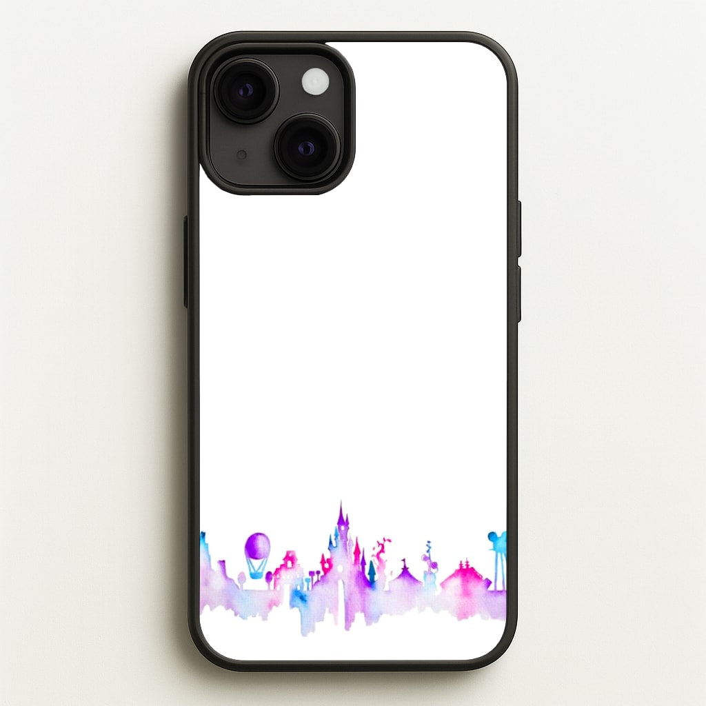 Watercolour Fairytaleland Paris - Disney Phone Case for iPhone 13