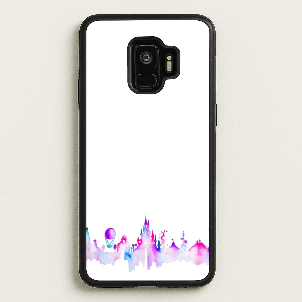 Watercolour Fairytaleland Paris - Disney Phone Case for Galaxy S9