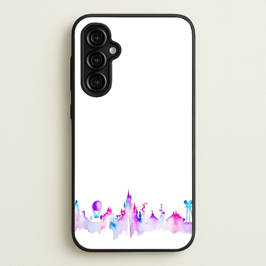 Watercolour Fairytaleland Paris - Disney Phone Case for Galaxy A54