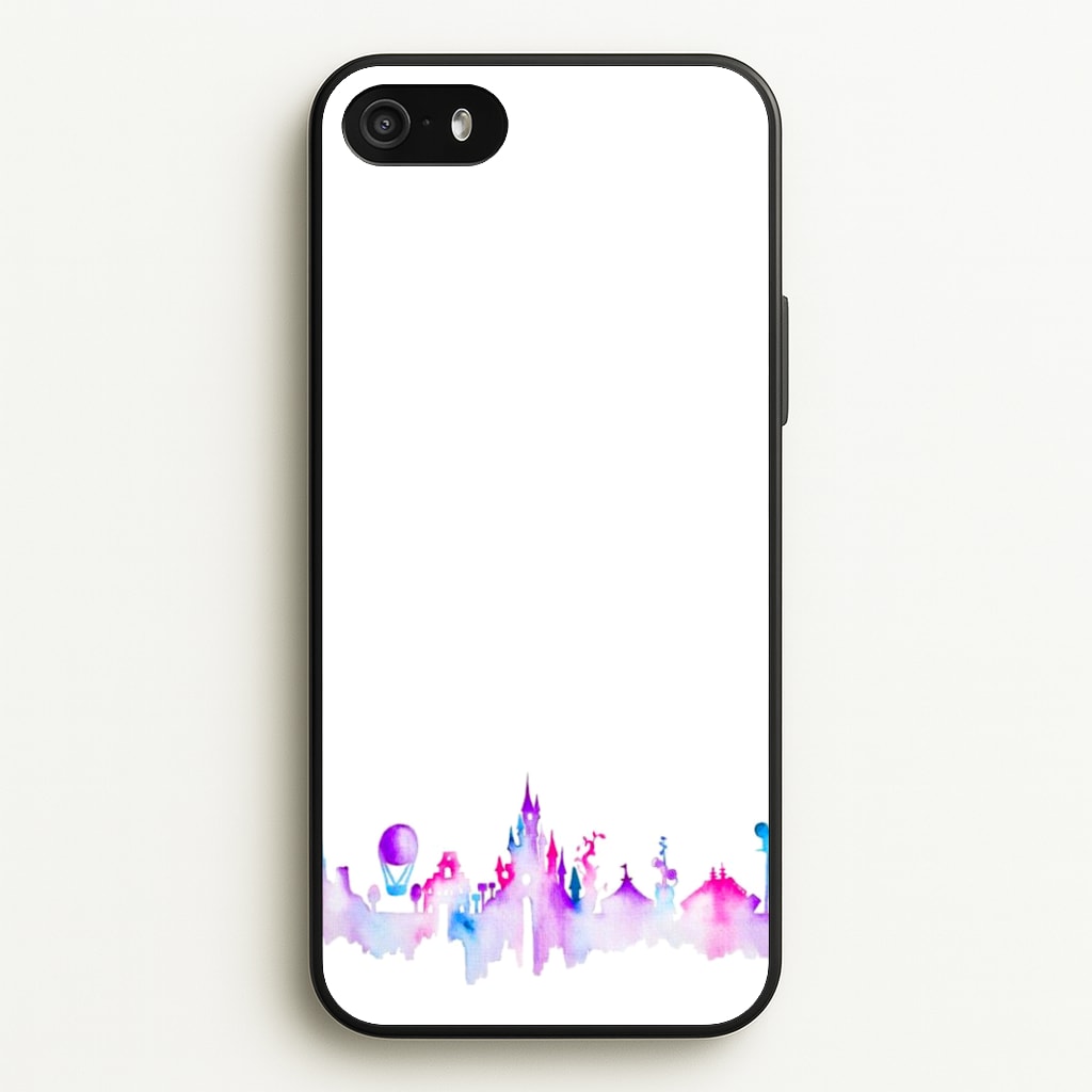 Watercolour Fairytaleland Paris - Disney Phone Case for iPhone 5 / 5s / SE 2016