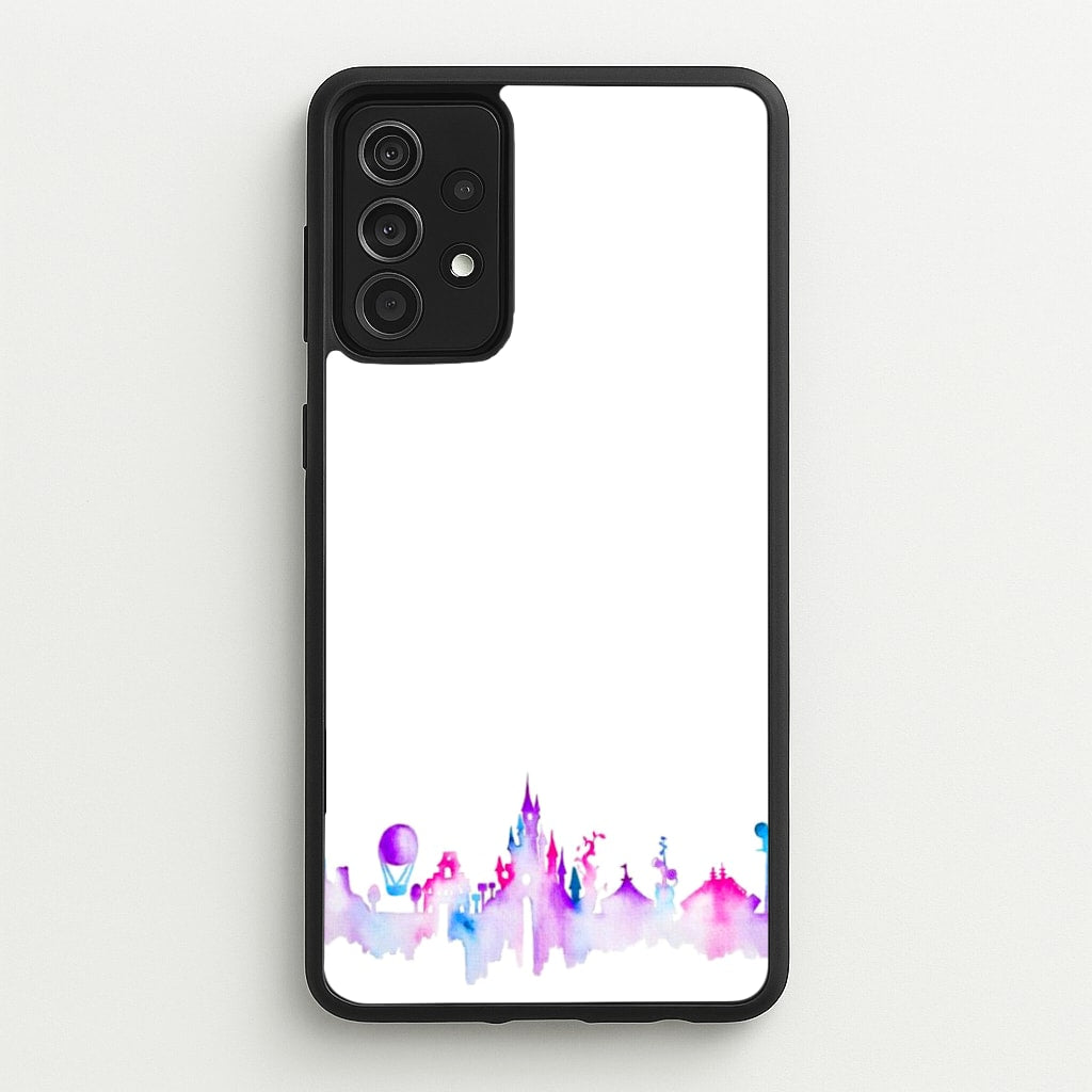 Watercolour Fairytaleland Paris - Disney Phone Case for Galaxy A52 / A52s