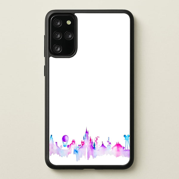 Watercolour Fairytaleland Paris - Disney Phone Case for Galaxy S20 Plus