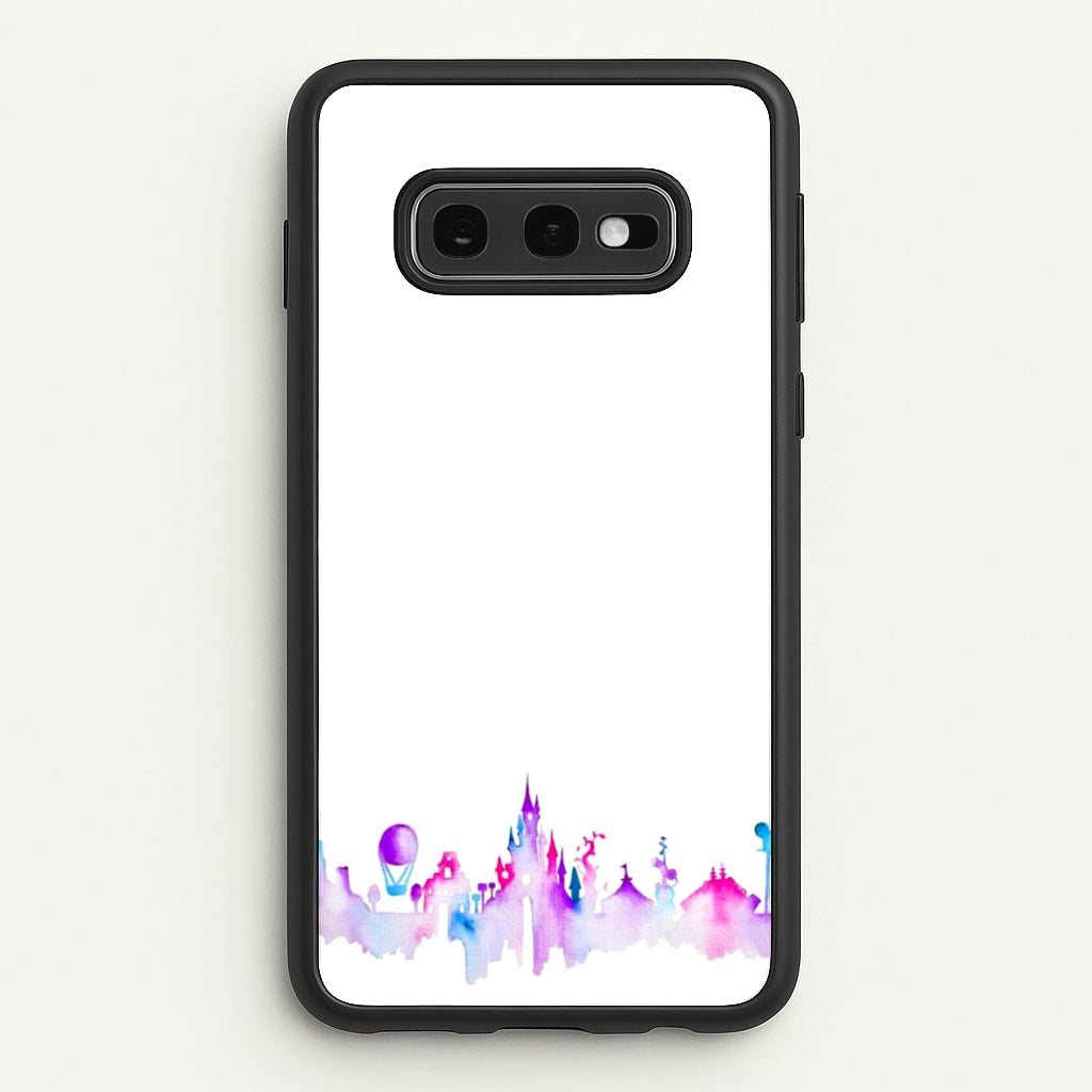 Watercolour Fairytaleland Paris - Disney Phone Case for Galaxy S10e