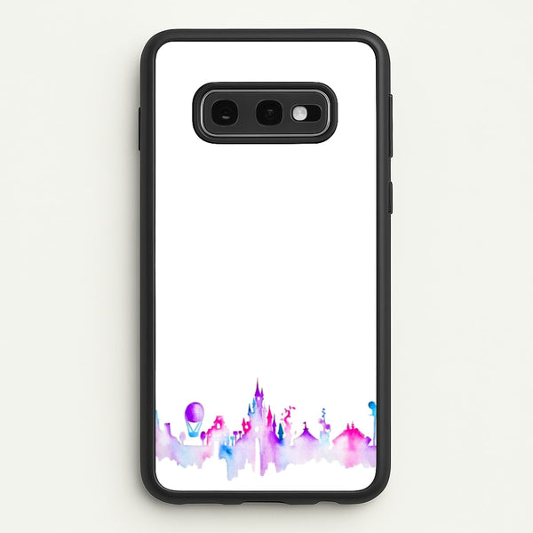 Watercolour Fairytaleland Paris - Disney Phone Case for Galaxy S10e