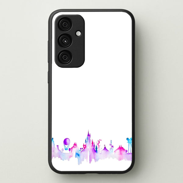 Watercolour Fairytaleland Paris - Disney Phone Case for Galaxy A55