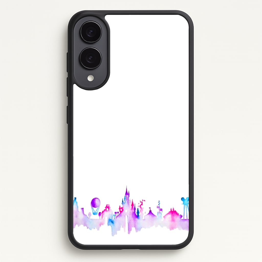 Watercolour Fairytaleland Paris - Disney Phone Case for Galaxy S25 Edge