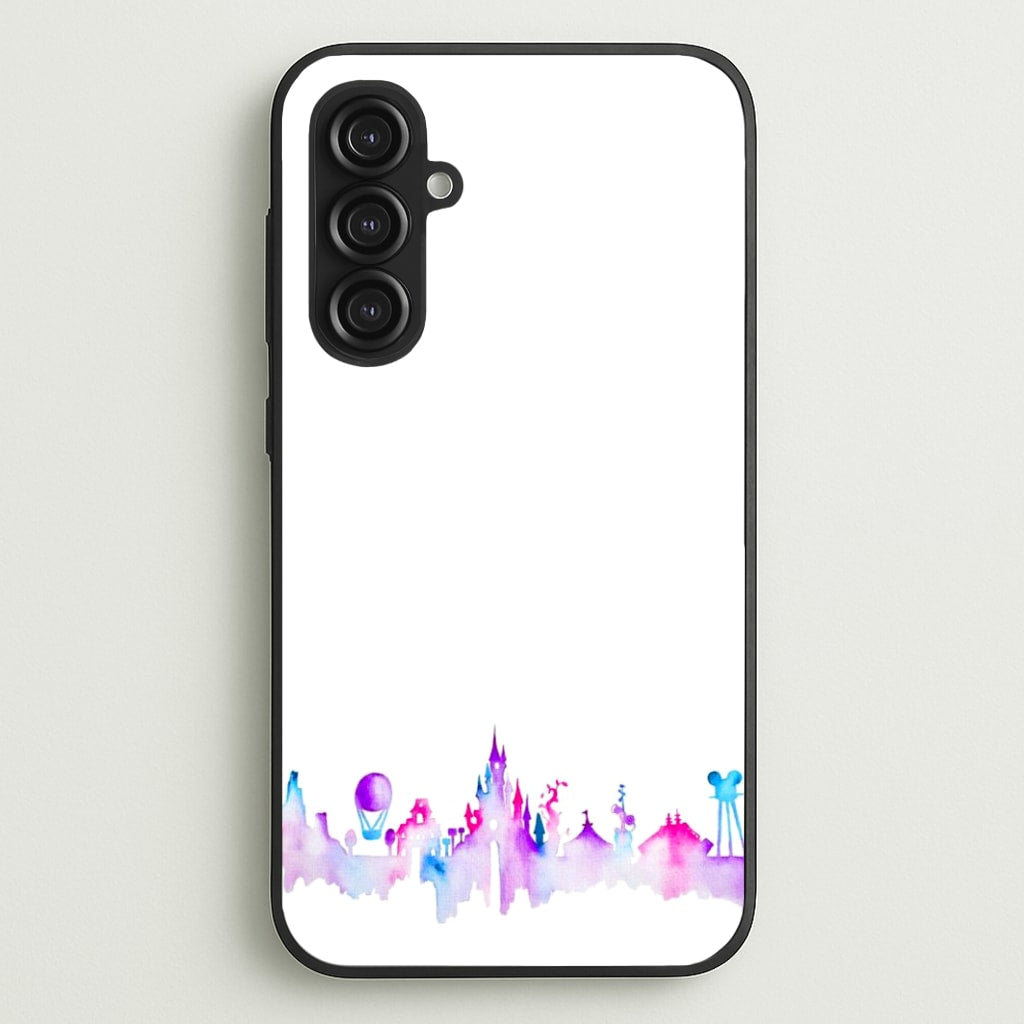 Watercolour Fairytaleland Paris - Disney Phone Case for Galaxy S23FE