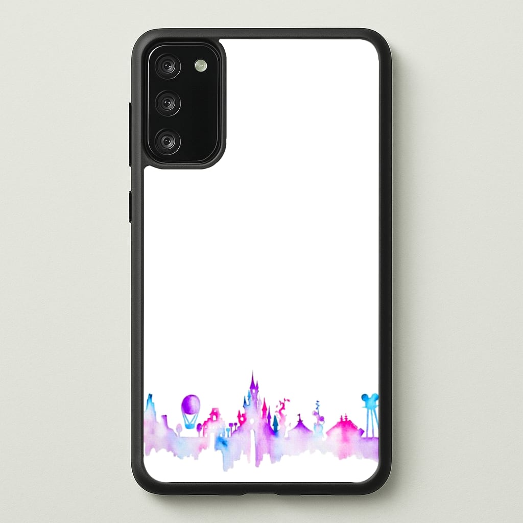 Watercolour Fairytaleland Paris - Disney Phone Case for Galaxy S20