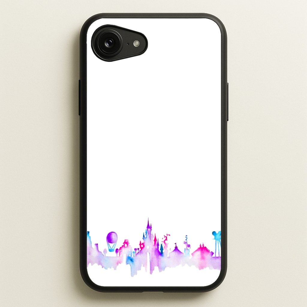 Watercolour Fairytaleland Paris - Disney Phone Case for iPhone 16e